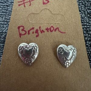 Brighton Silver Puffy Heart Earrings check out my other listings and save $